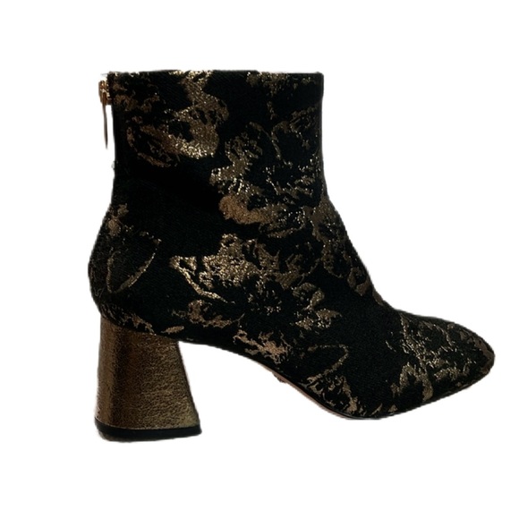 Nanette Lepore fancy textile boots size 7.5 - Picture 4 of 17